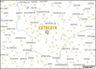 map of Cotacota