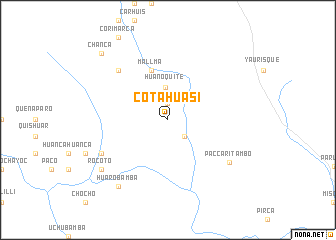 map of Cotahuasi