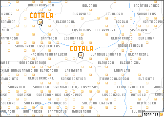 map of Cotala