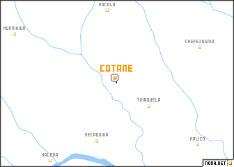 map of Cotane