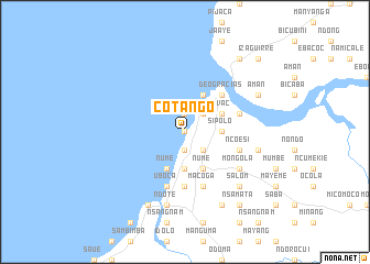 map of Cotango