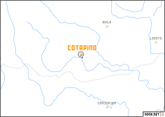 map of Cotapino