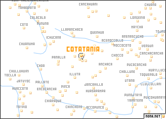 map of Cotatania