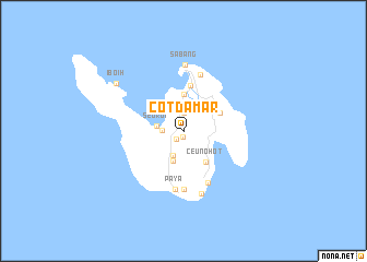 map of Cot Damar