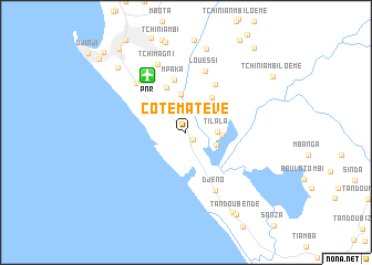 map of Cote-Matève