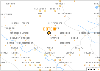 map of Coteni