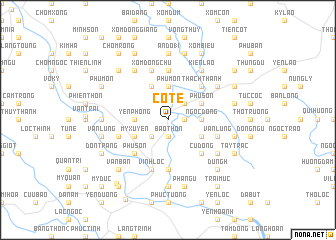 map of Cổ Tế