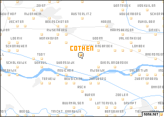 map of Cothen