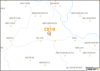 map of Cotia
