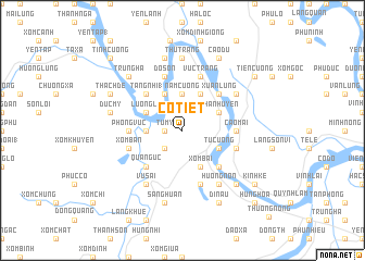 map of Cỏ Tiết