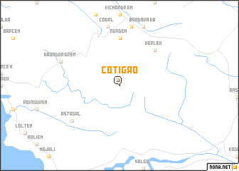 map of Cotigao