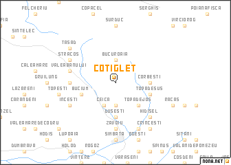 map of Cotiglet