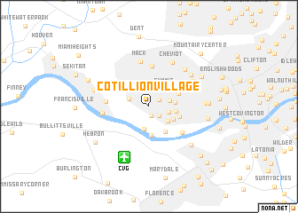 map of Cotillion Village