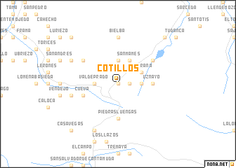 map of Cotillos