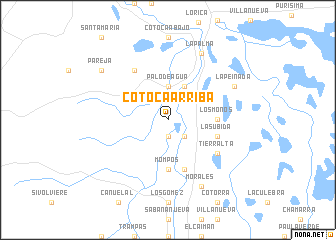 map of Cotoca Arriba