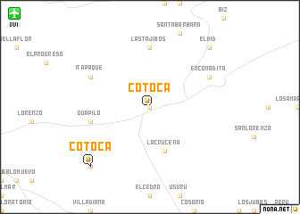 map of Cotoca