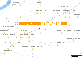 map of Coto Navacebrera y Navahermosa