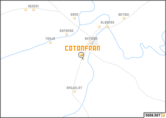 map of Cotonfran