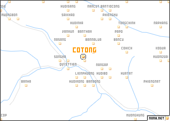 map of Co Tòng