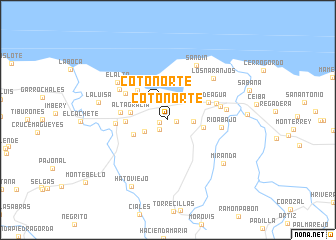map of Coto Norte