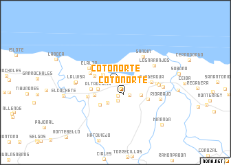 map of Coto Norte