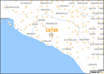 map of Coton