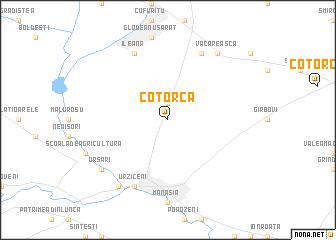map of Cotorca