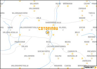 map of Cotorinău