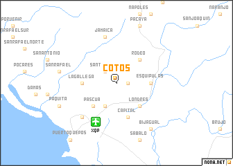 map of Cotos