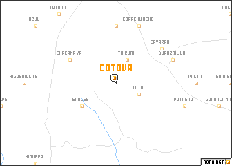 map of Cotova