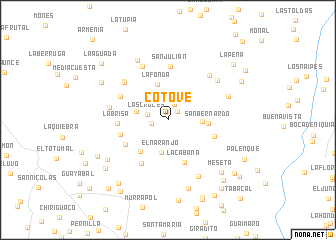 map of Cotove