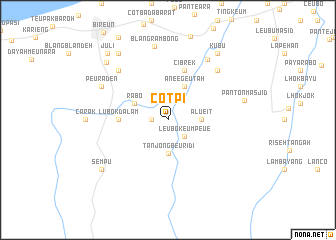 map of Cot Pi