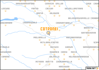 map of Cotronei