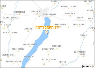 map of Cottage City