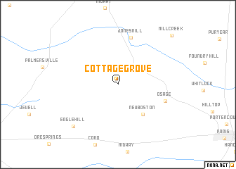 map of Cottage Grove
