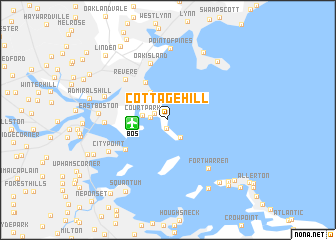 map of Cottage Hill