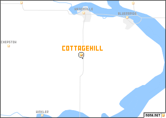 map of Cottage Hill