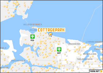 map of Cottage Park