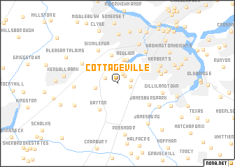 map of Cottageville