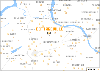 map of Cottageville