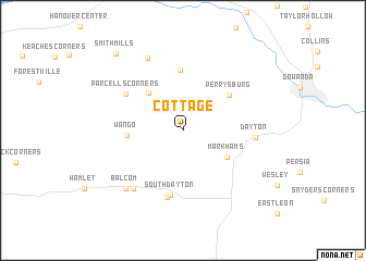 map of Cottage