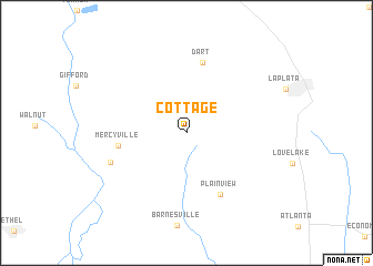 map of Cottage