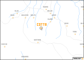 map of Cotta