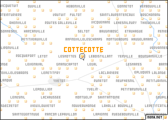 map of Cotte-Cotte