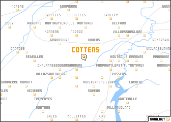map of Cottens