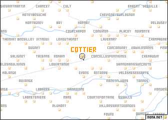 map of Cottier