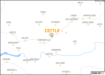 map of Cottle