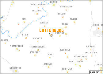 map of Cottonburg