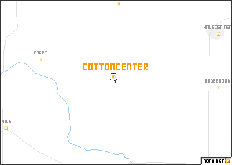 map of Cotton Center