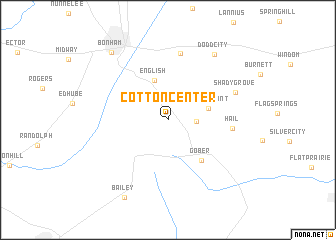 map of Cotton Center